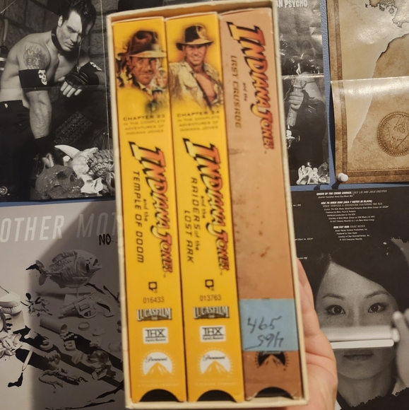 Indiana Jones Trilogy VHS Collection Box Set - Picture 3 of 13